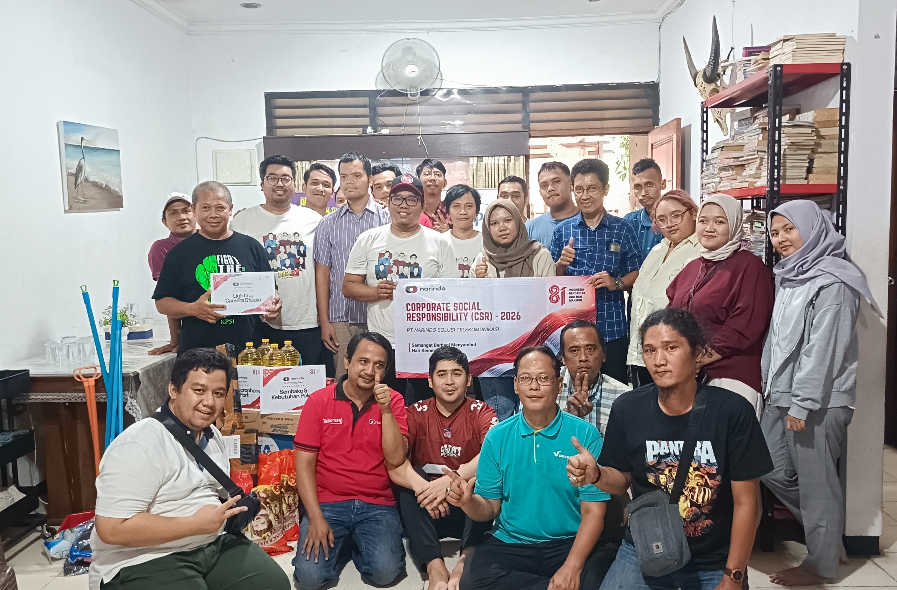 Penyerahan CSR PT Narindo Solusi Telekomunikasi ke KPSI Penyerahan CSR PTNarindo Solusi Telekomunikasi ke KPSI